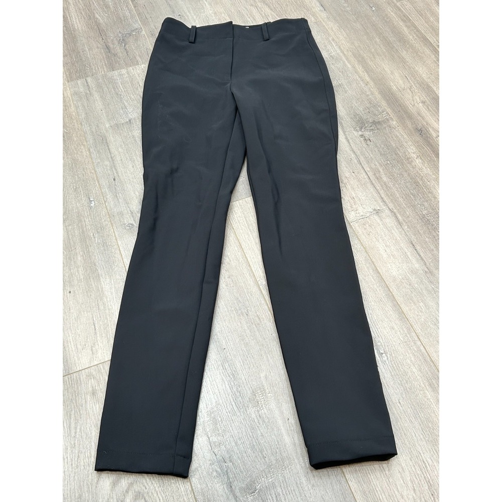 Paire Bianca Pants Womens 6 Black Skinny‎ Leg High Rise Stretch Office Workwear